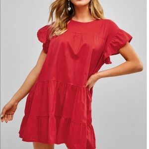 Smock Dress (Red)